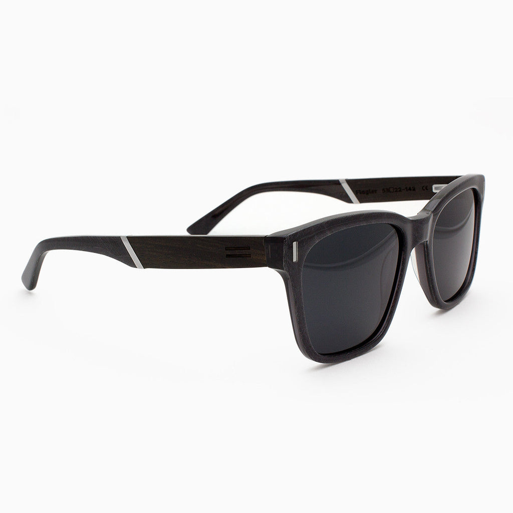 Flagler Acetate & Wood Sunglasses - Modern Unisex Frames