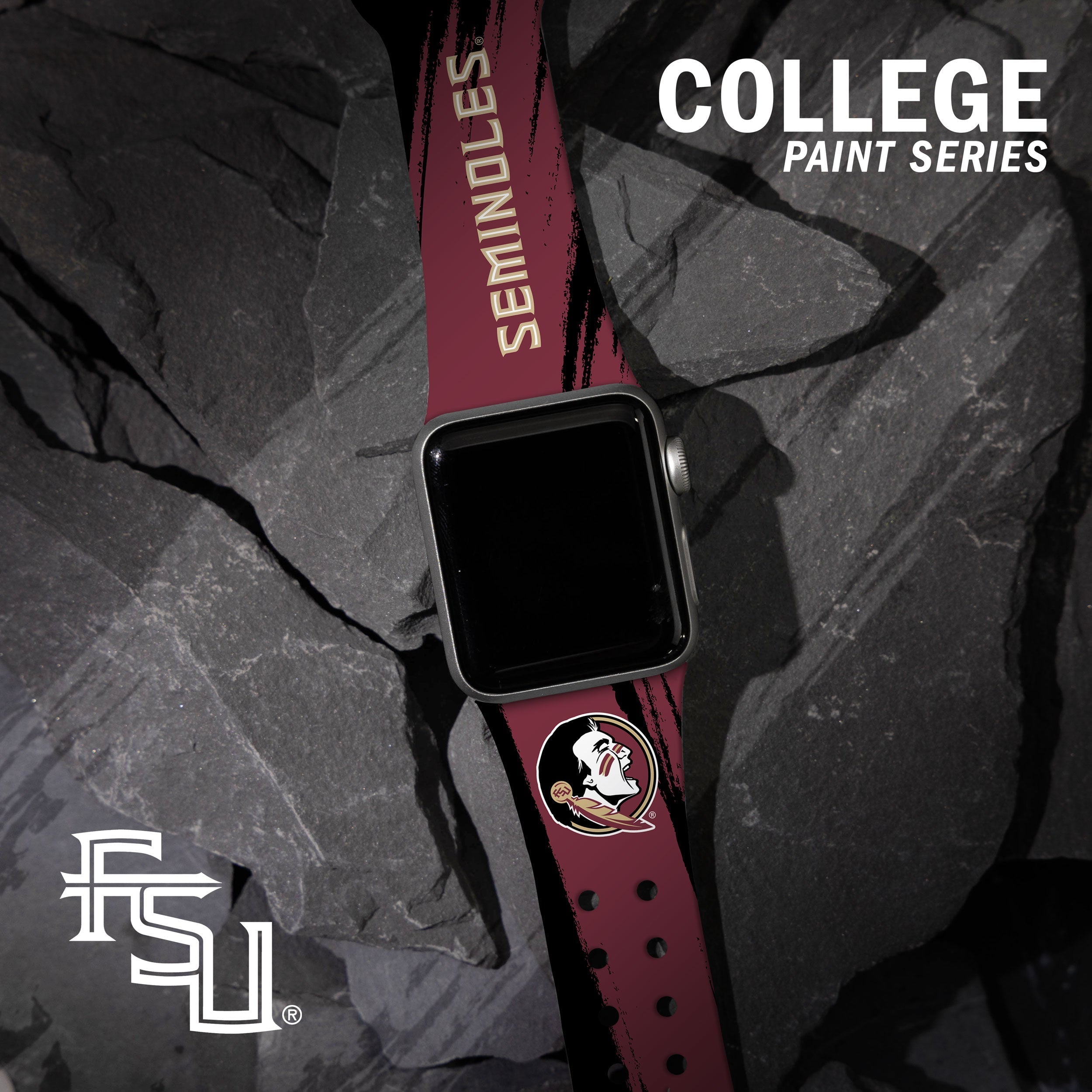Florida State Seminoles HD Apple Watch Band