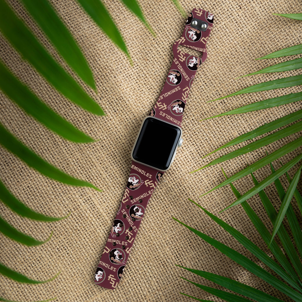Florida State Seminoles HD Apple Watch Band