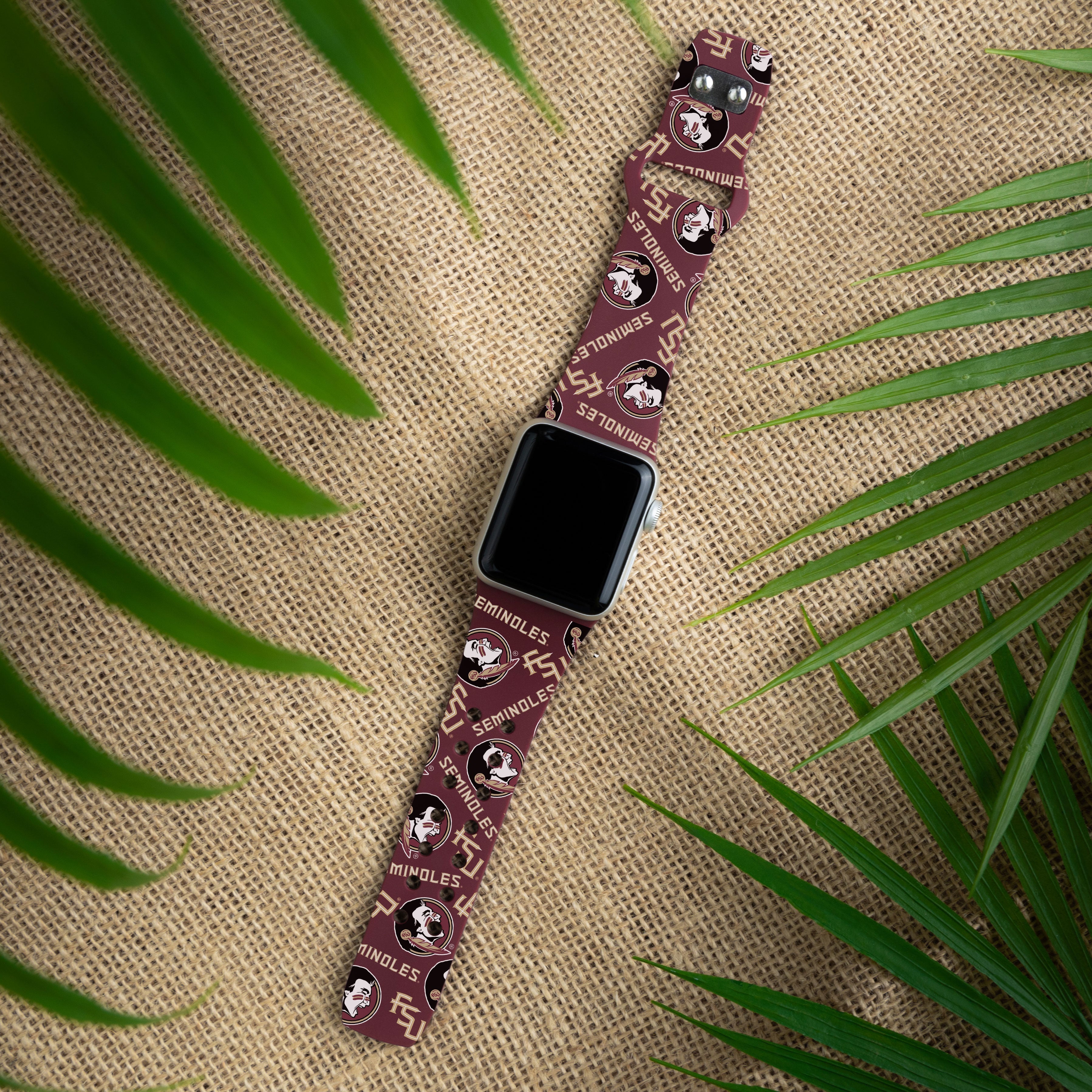 Florida State Seminoles HD Apple Watch Band