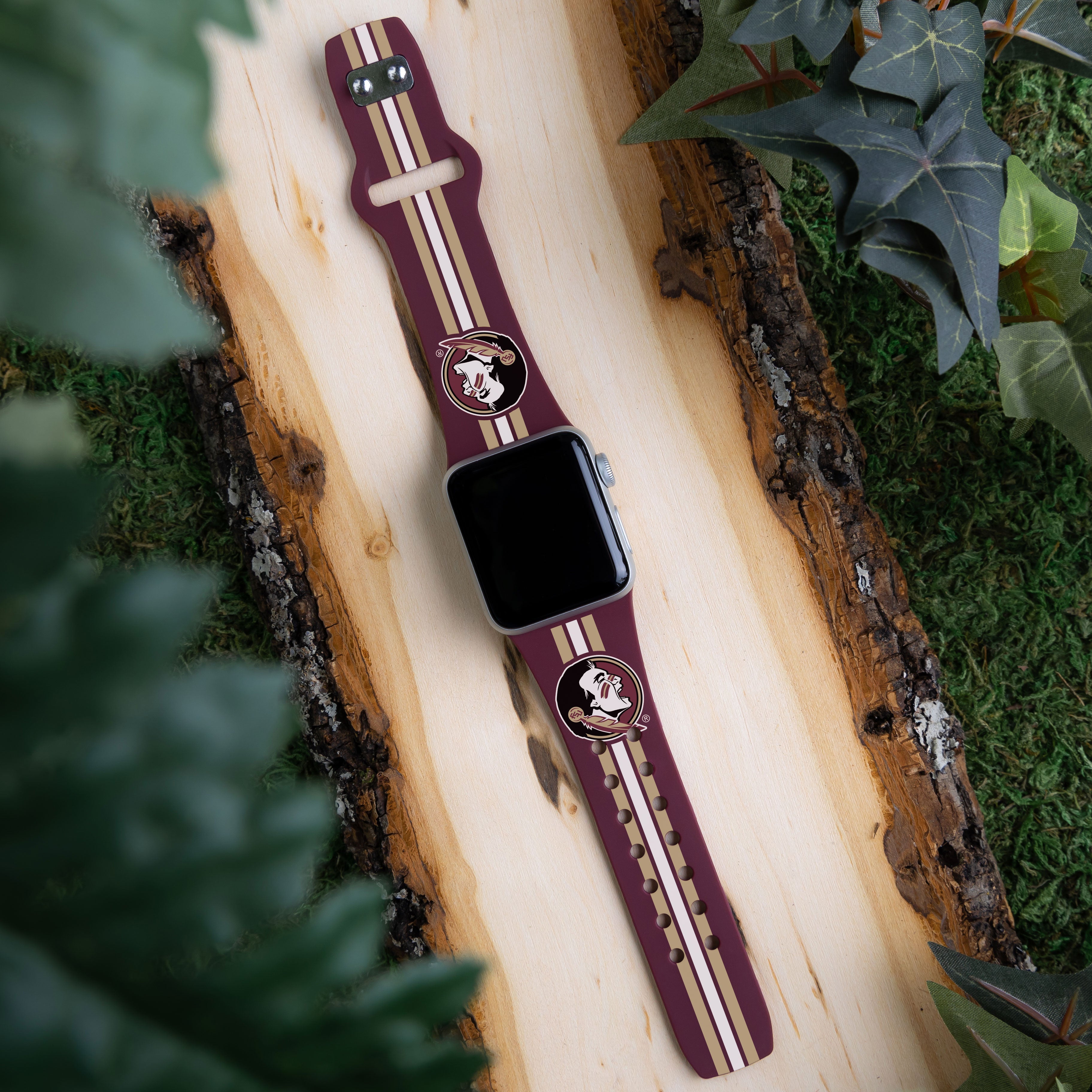 Florida State Seminoles HD Apple Watch Band