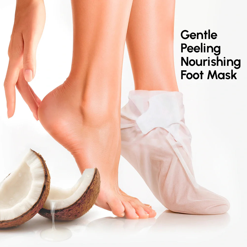 3-in-1 Coconut Oil Hydrating Foot Peel Mask for Smooth Feet - Image 2