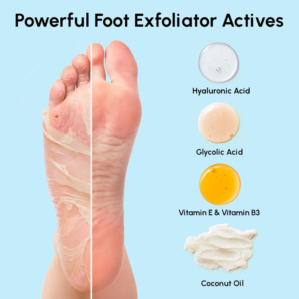 3-in-1 Coconut Oil Hydrating Foot Peel Mask for Smooth Feet - Image 5