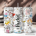 Funny Silly Goose themed 20oz tumbler with graphic print and stainless straw