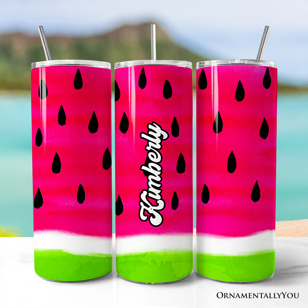 Watermelon Slice Pattern 20oz Stainless Steel Travel Tumbler