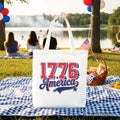 1776 America Vintage Patriotic Tote Bag for 4th of July