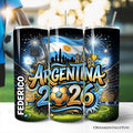 Argentina 2026 Soccer Global Championship 20oz Stainless Steel Tumbler