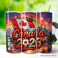 Canada 2026 Soccer Global Championship 20oz Stainless Steel Tumbler
