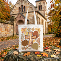 Fall Blessings Tote Bag, Autumn Christian Faith Shopper Gift