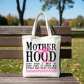 Motherhood Coquette Pink Bow Tote Bag Retro Checkered Shopper