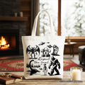 Respect The Local Cryptid Squad Canvas Tote Bag, Meme Shopper