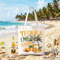 Tequila Lime & Sunshine Tote Bag - Trendy Summer Party Shopper