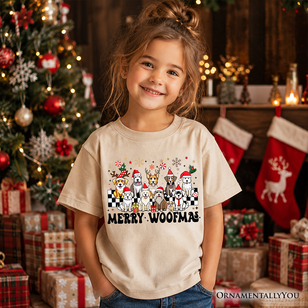 Merry Woofmas Dog Graphic T-Shirt