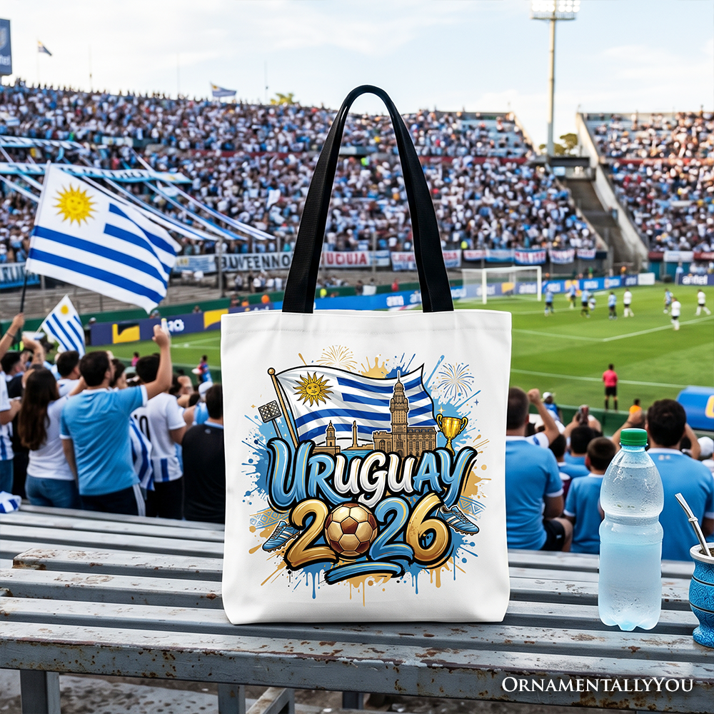 Uruguay 2026 Soccer World Cup Fan Tote Bag – La Celeste Gift Shopper