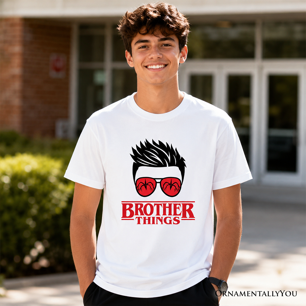 Kids Brother Things Retro Graphic T-Shirt Matching Family Tee