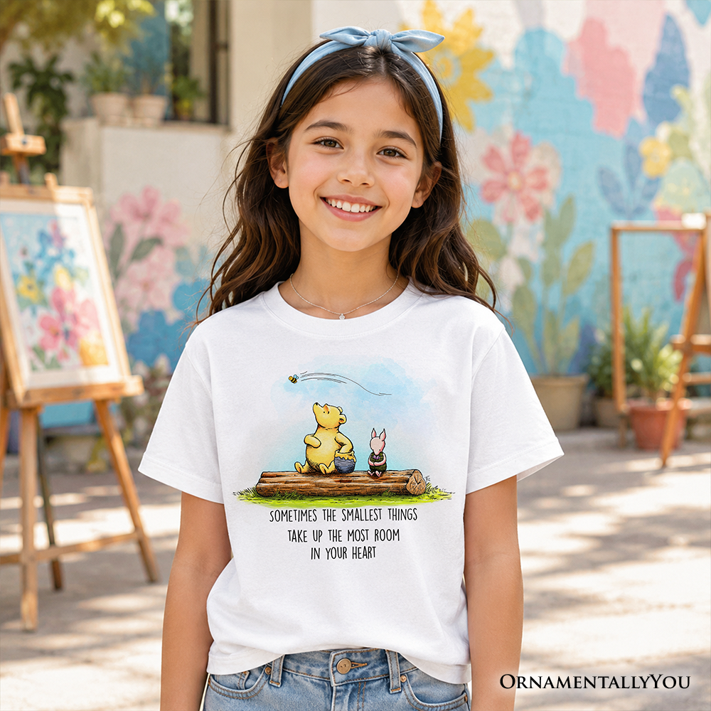Winnie-the-Pooh Quote Kids T-Shirt, 1926 A.A. Milne Graphic Tee