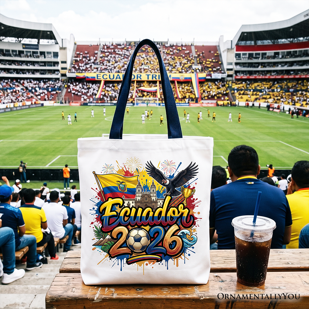 Ecuador 2026 Soccer Cup Global Championship Commemorative Tote Bag