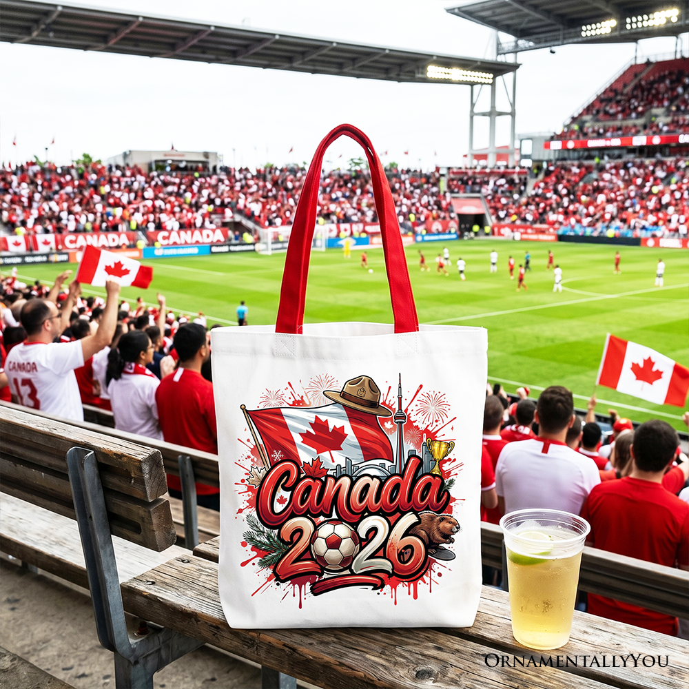 Canada 2026 Soccer Global Championship Fan Tote Bag Shopper