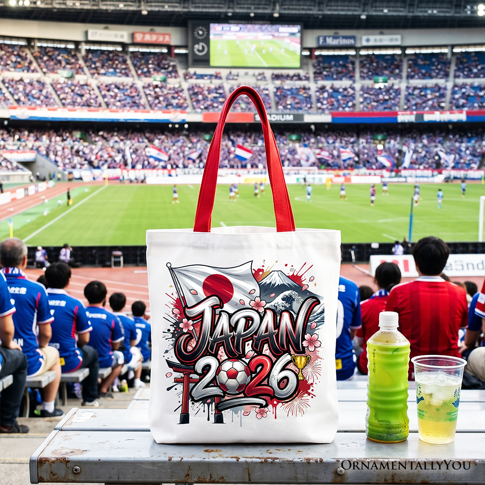 Japan 2026 Soccer Cup Global Championship Commemorative Tote Bag