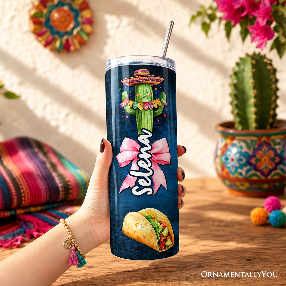 Cinco De Mayo Fiesta 20oz Stainless Steel Personalized Tumbler