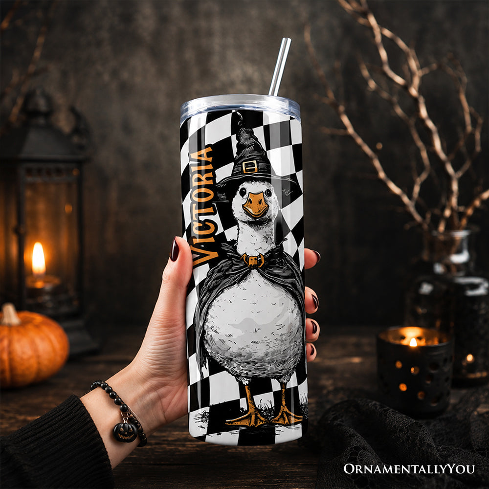 Haunting Honkers Goose Halloween 20oz Stainless Steel Tumbler
