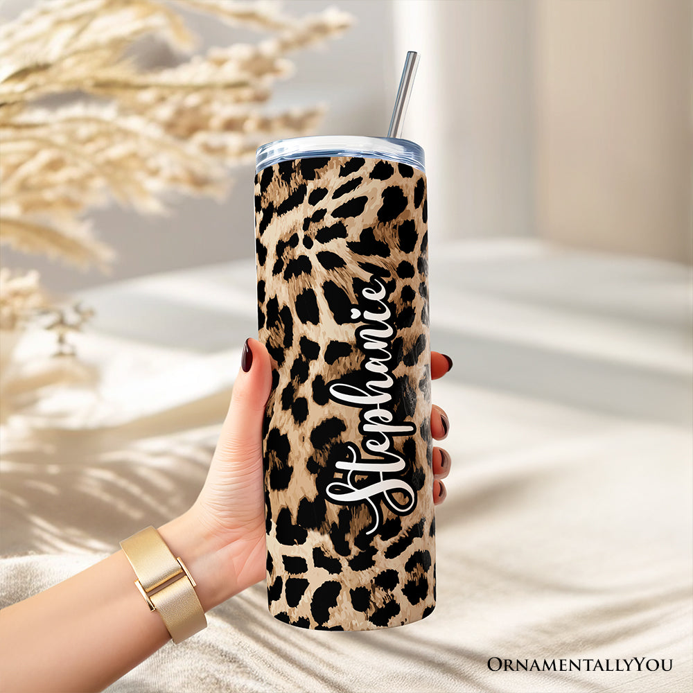 Leopard Print Mother's Day 20oz Tumbler, Mom Appreciation Gift