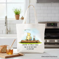 Winnie-the-Pooh Quote Cotton Tote Bag - Whimsical Minimalist Shopper