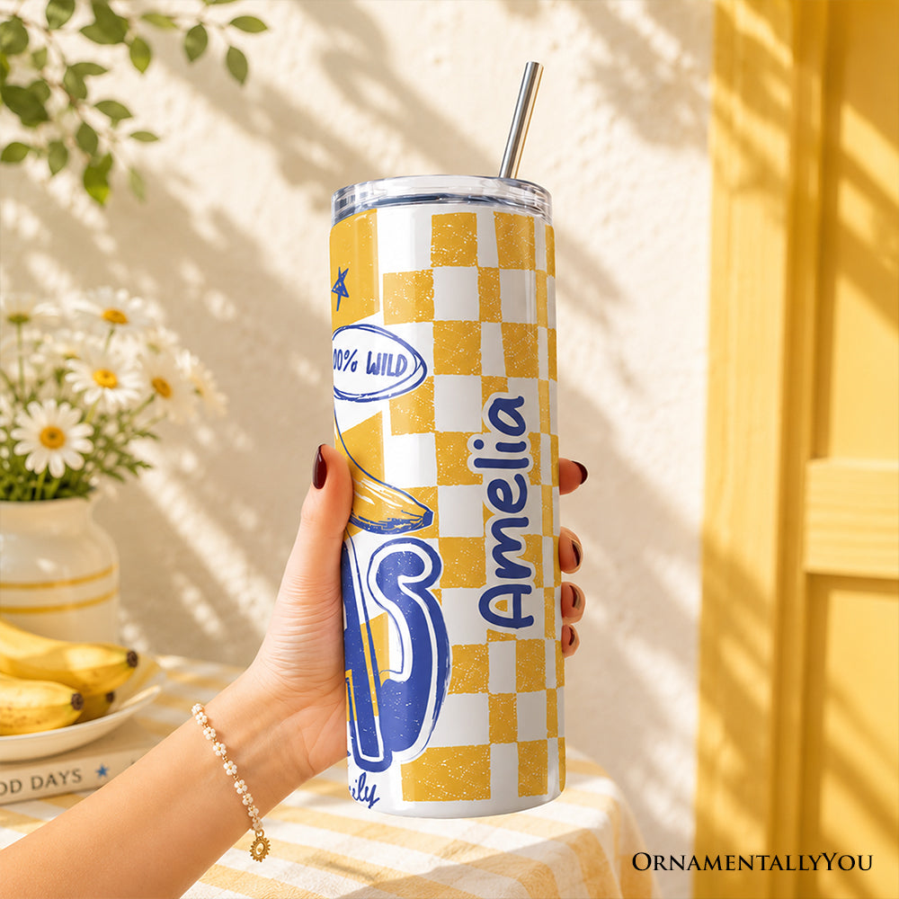 That's Bananas Tropical Geometric 20oz Stainless Steel Tumbler