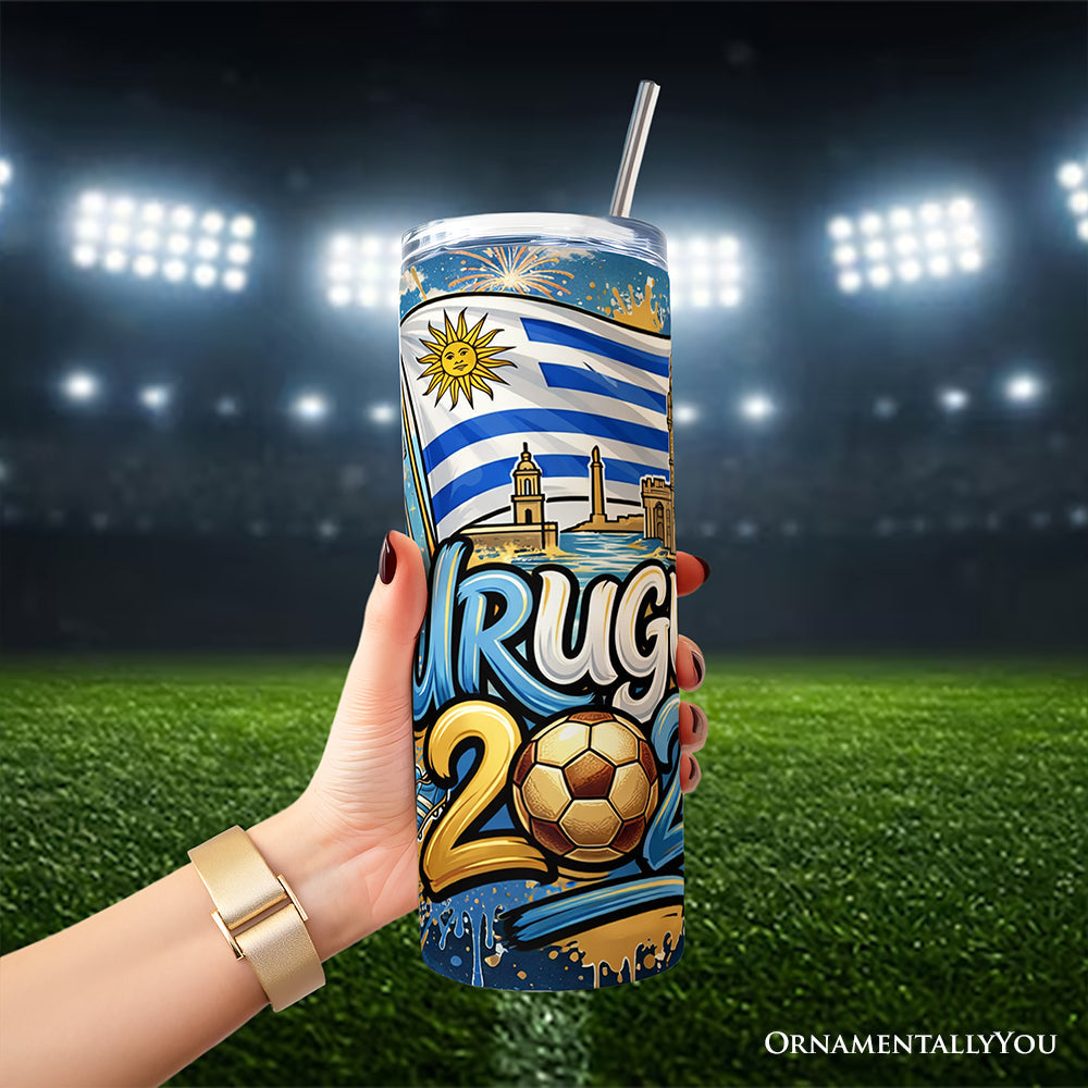 Uruguay 2026 Soccer Championship 20oz Stainless Steel Tumbler