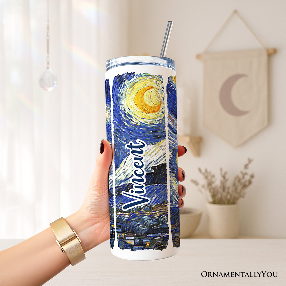 Van Gogh The Starry Night 20oz Stainless Steel Travel Tumbler