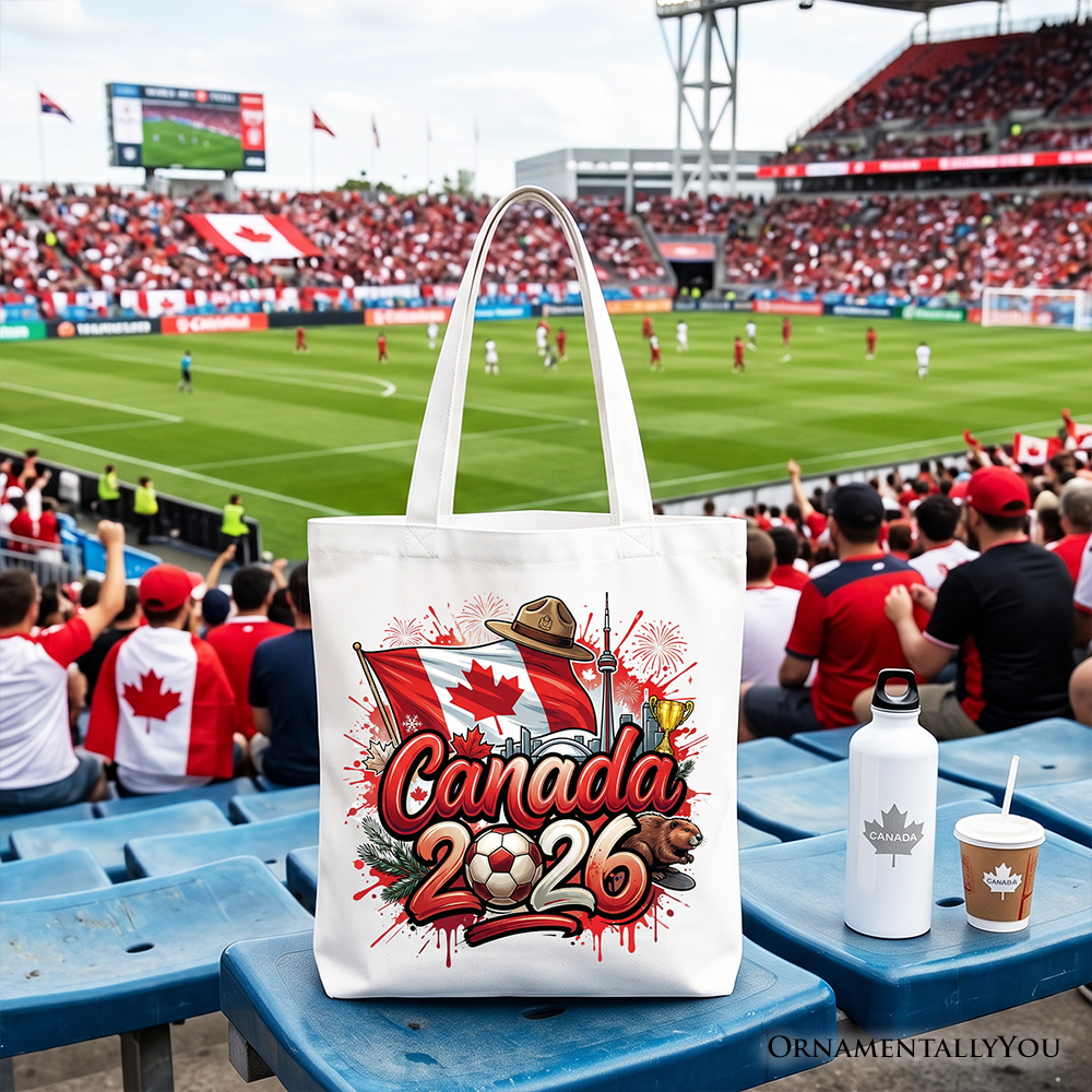 Canada 2026 Soccer Global Championship Fan Tote Bag Shopper