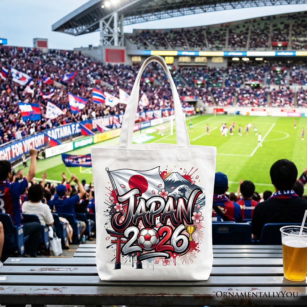 Japan 2026 Soccer Cup Global Championship Commemorative Tote Bag