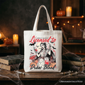 Licensed to Draw Blood Halloween Nurse Tote Bag, Spooky Shopper