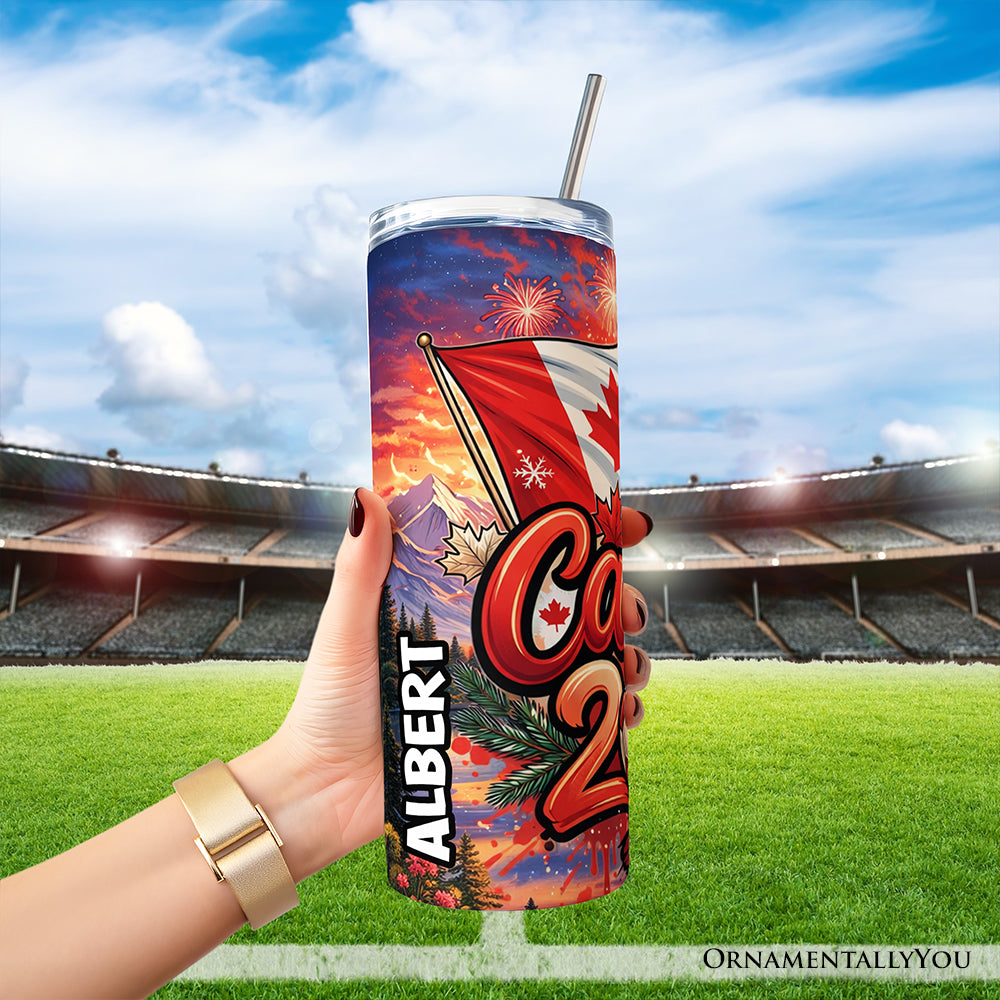 Canada 2026 Soccer Global Championship 20oz Stainless Steel Tumbler