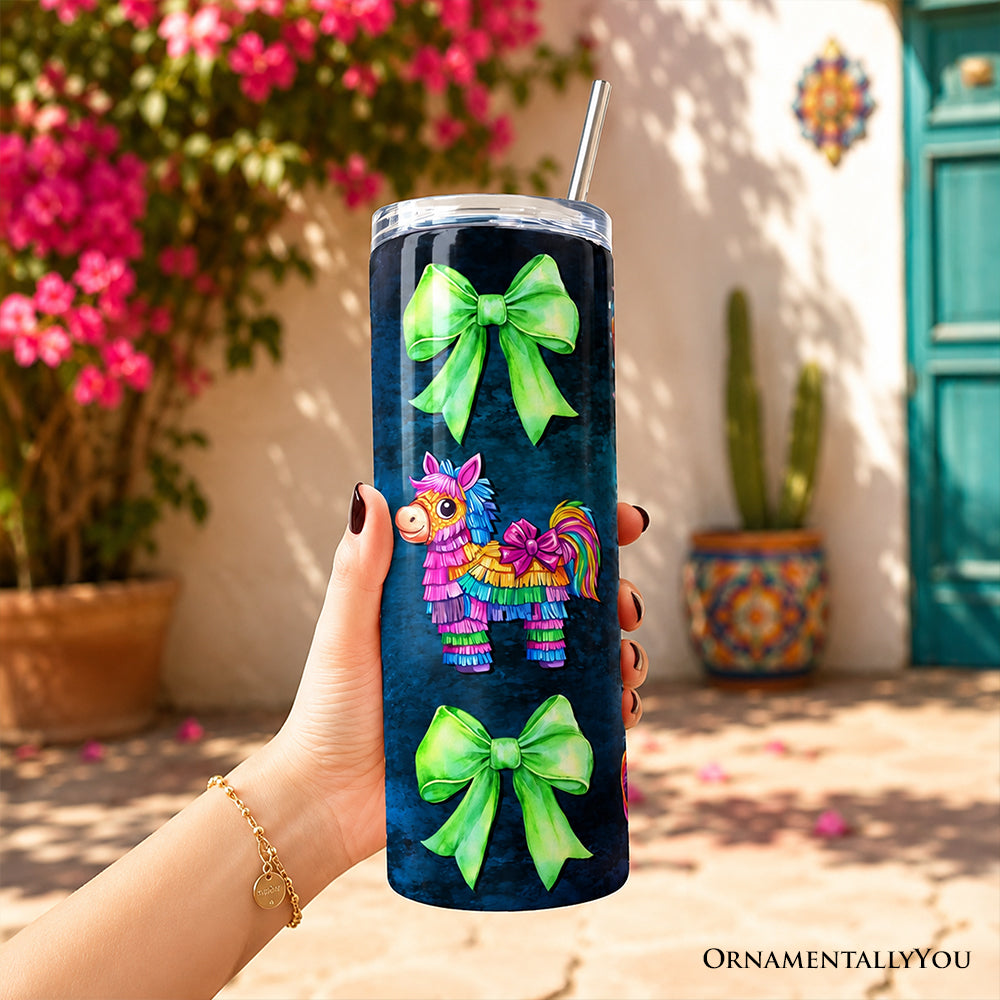 Cinco De Mayo Fiesta 20oz Stainless Steel Personalized Tumbler