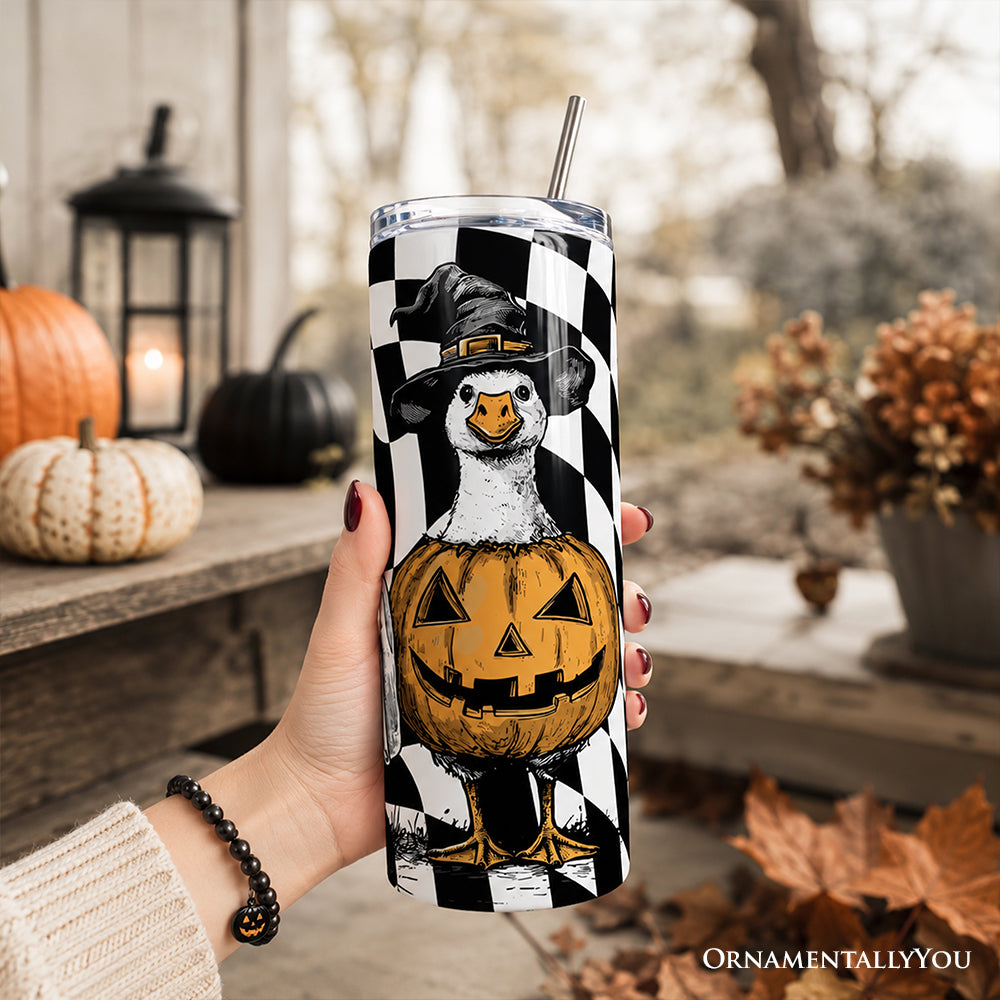 Haunting Honkers Goose Halloween 20oz Stainless Steel Tumbler