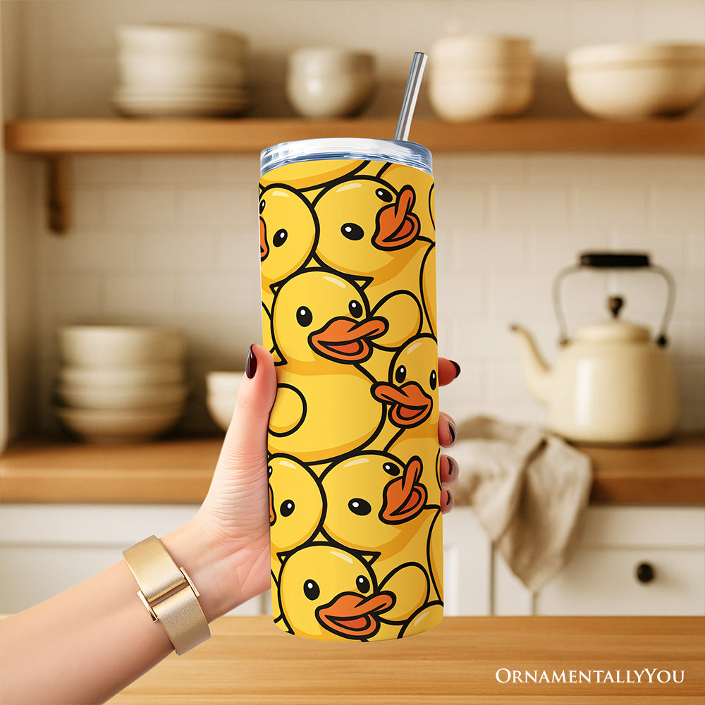 Personalized Rubber Ducky 20oz Stainless Steel Travel Tumbler