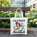 Sassy Nursing School Tote Bag, Funny Nursing Student Gift