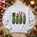 Christmas Pickles Sweatshirt, Festive Holiday Cucumber Holiday Sweater
