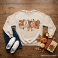 Nurse Coquette Autumn Sweatshirt, Cozy Fall Pumpkins Sweater for Healthcare Heroes