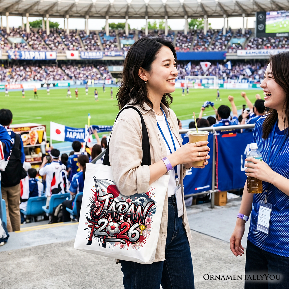 Japan 2026 Soccer Cup Global Championship Commemorative Tote Bag