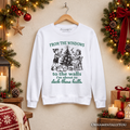 From the Windows to the Walls Deck These Halls Sweatshirt, Funny Vintage Christmas Sweater
