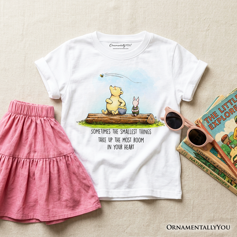 Winnie-the-Pooh Quote Kids T-Shirt, 1926 A.A. Milne Graphic Tee