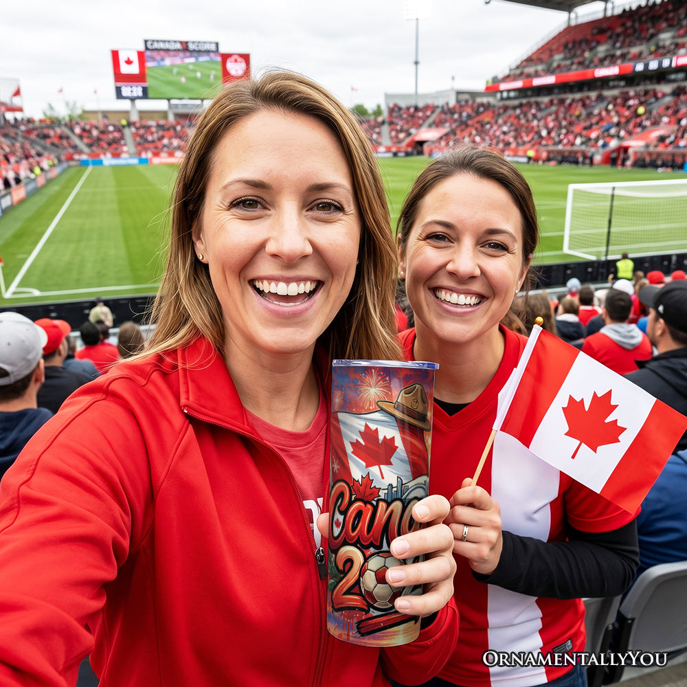 Canada 2026 Soccer Global Championship 20oz Stainless Steel Tumbler