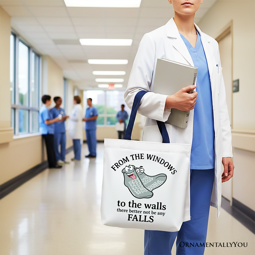 Funny Quote Canvas Tote Bag, From The Windows To The Walls Shopper