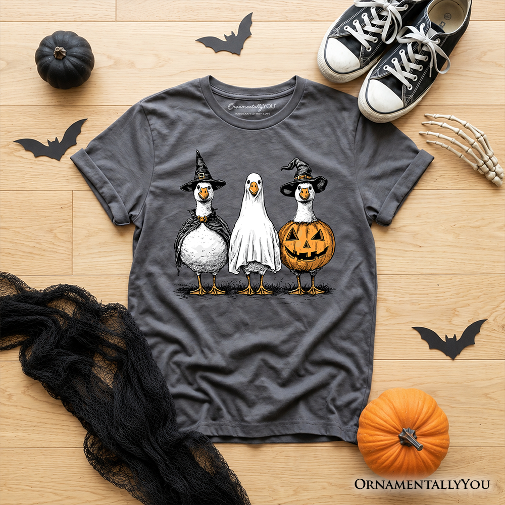Funny Haunting Honkers Goose Halloween T-Shirt for Kids