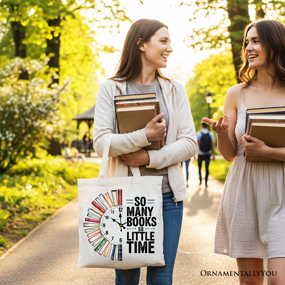 So Many Books So Little Time Tote Bag, Reader Gift Shopper