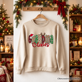 Grandma Claus Retro Christmas Sweatshirt, Matching Family Holiday Sweater