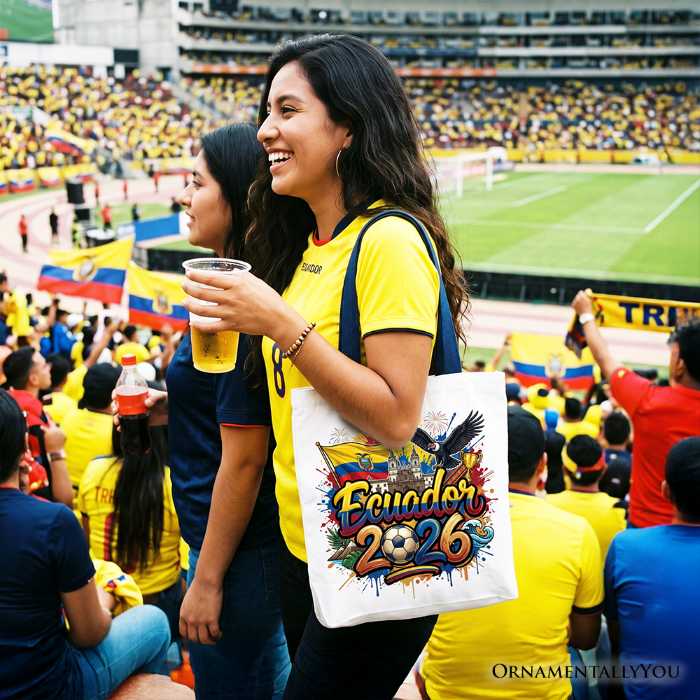 Ecuador 2026 Soccer Cup Global Championship Commemorative Tote Bag