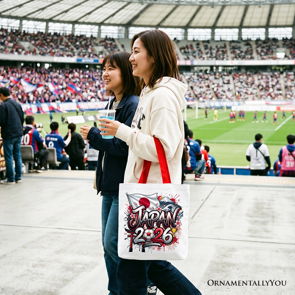 Japan 2026 Soccer Cup Global Championship Commemorative Tote Bag
